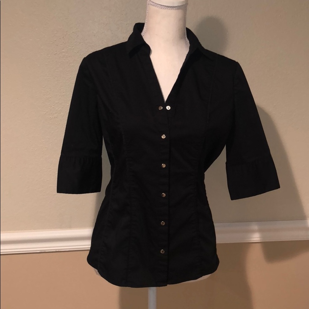 Professional button-up blouse